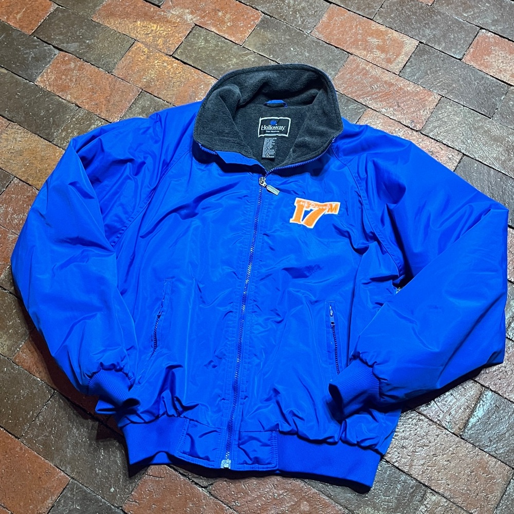 Vintage Dale McDowell #17 Blue windbreaker lined Jacket size Medium. Racing - Picture 4 of 7